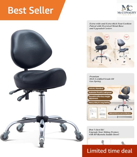 Versatile rolling saddle chair - versatile,